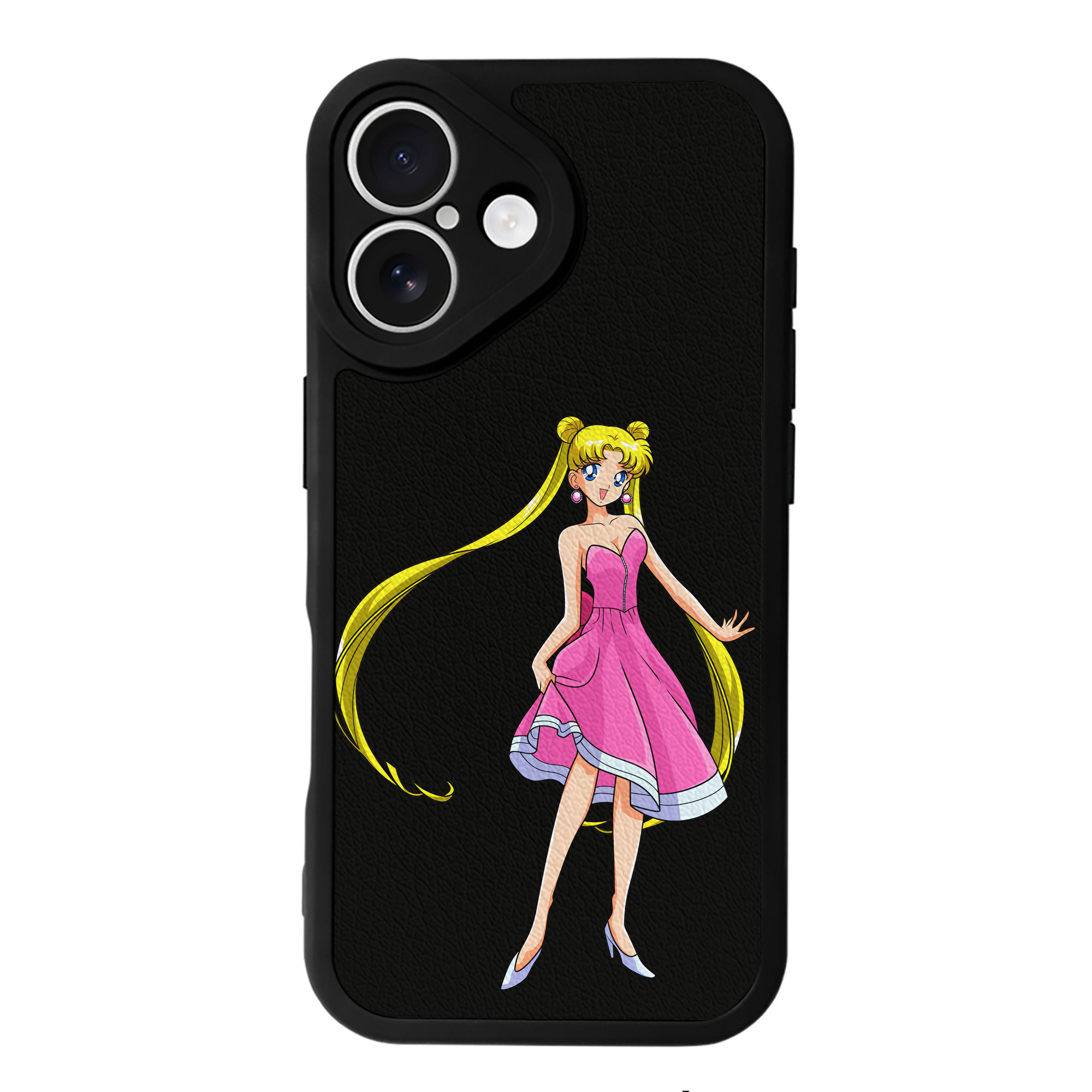 （画像用） 美少女戦士セーラームーン 愛野 美奈子 あいの みなこ Sailor Moon Aino Minako 【iPhone 16シリーズ対応】シリコンスマホケース（レザー調） 材質：シリコン
